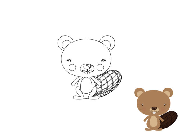A Beaver Vector Graphic for Friendly Local Business Branding