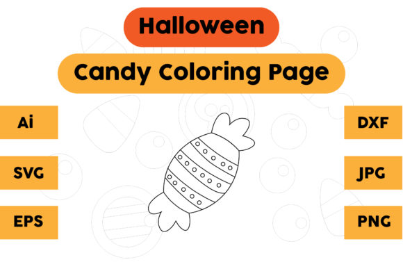 A Candy-Filled Halloween Graphic for Client Projects