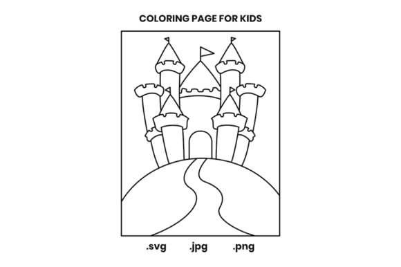 A Castle Coloring Page Review for Bloggers & Content Creators