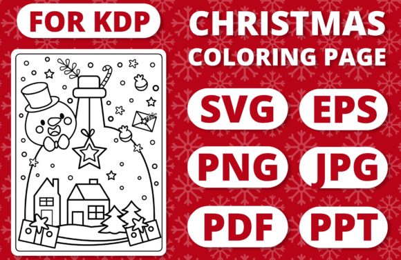 A Crafter's Review: Using KDP Christmas Coloring Page Graphics
