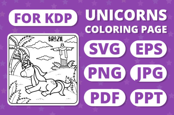 A Designer's Practical Review: Traveling Unicorns Coloring Page 5