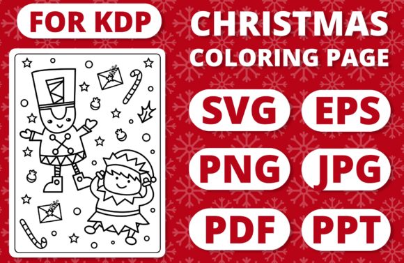 A Designer's Review of Christmas Coloring Page 22 for KDP & Graphics