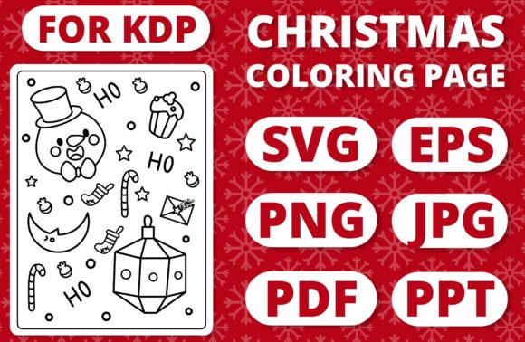 A Designer's Review: The KDP Christmas Coloring Page Graphics Set