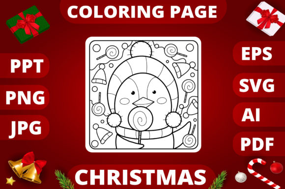 A Graphic Designer's Review of Christmas Coloring Page for Kids 10