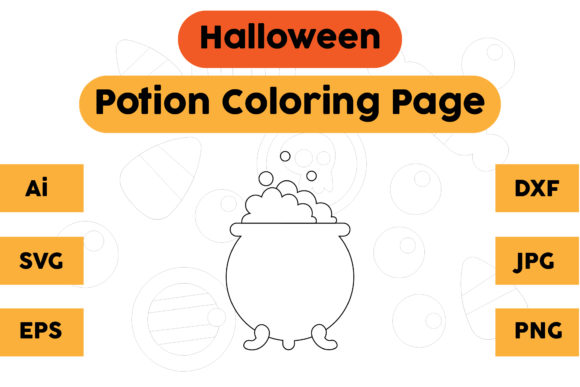 A Halloween Potion Graphic Perfect for Creative Publishing