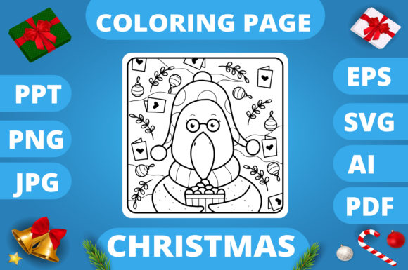 A Practical Review: Christmas Coloring Page 19 V3 for Commercial Graphics