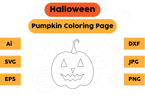 A Pumpkin Design Asset for Creative Halloween Projects