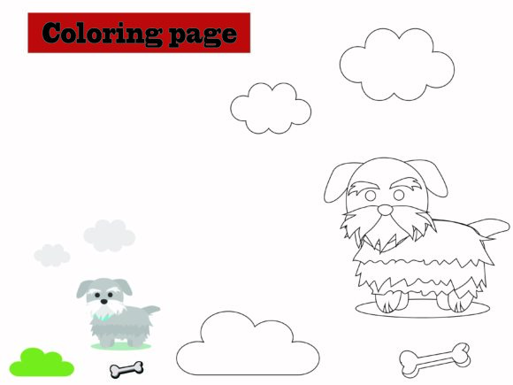 A Versatile Dog Puppy Graphics Asset for Brands