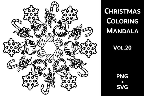 Christmas Coloring Mandala Vol.20: A Practical Graphic Asset Review