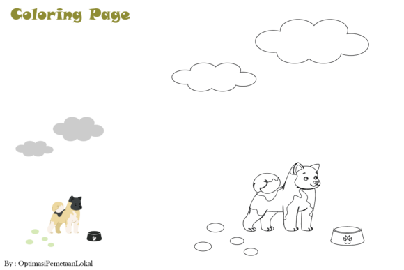 Cute Dog Puppy Graphics for Commercial Product Creation