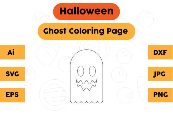 Ghost 19 Graphics: A Crafter's Review for Halloween Coloring Pages