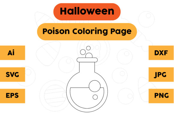 Halloween Coloring Page Poison 15: A Designer's Review for Real Projects