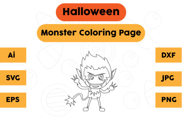 Monster 02 Halloween Graphics for Playful Branding