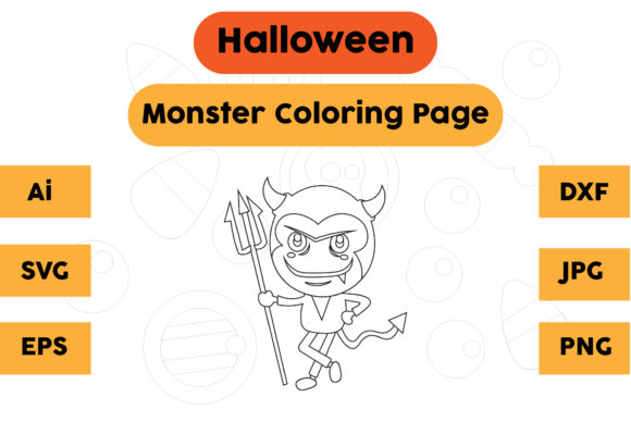 Monster 06 Halloween Graphics for Small Business Branding